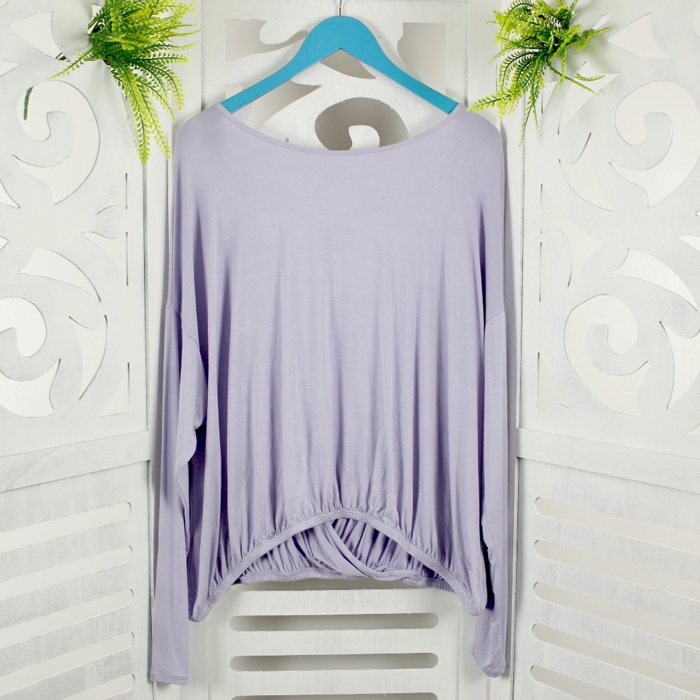 Joy Lab Fitness Active Lavender Purple Top Size L